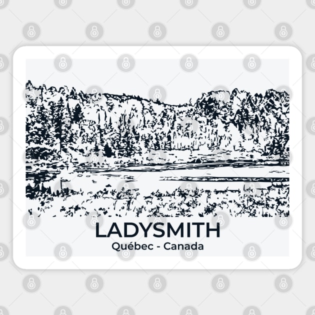 Ladysmith - Québec Magnet by Lakeric